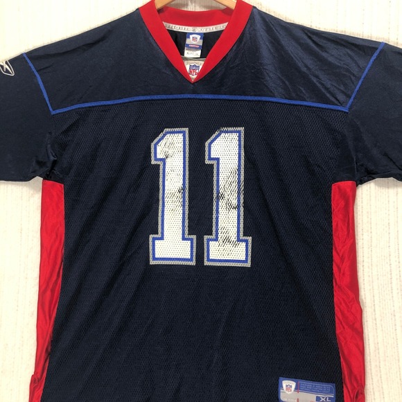 Vintage Drew Bledsoe 11 Buffalo Bills Reebok NFL Jersey Mens‎ XL Football